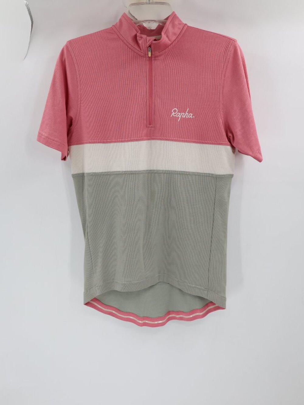 Rapha Club Jersey Mens Medium Merino Wool Blend Short Sleeve 1/4 Zip cycling